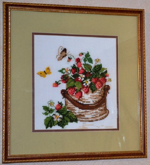 Работа «Туесок с земляникой»