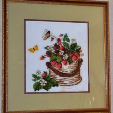 Работа «Туесок с земляникой»