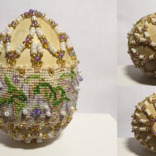 Работа «пасхальное яйцо. Подснежники»