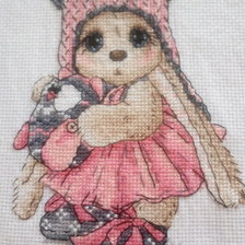 Работа «Зайка с совой»