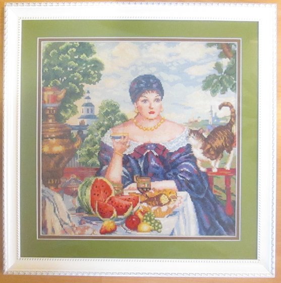 Работа «Купчиха за чаем»