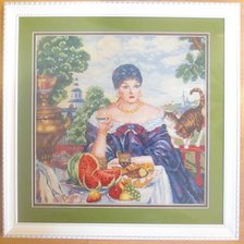 Работа «Купчиха за чаем»