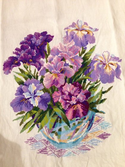 Работа «Ирисы от Риолис»