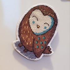 Работа «Магнит на холодильник "Совушка"»