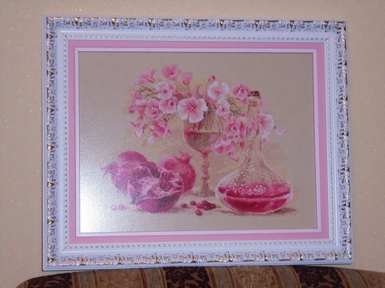 Работа «Розовый гранат Риолис»