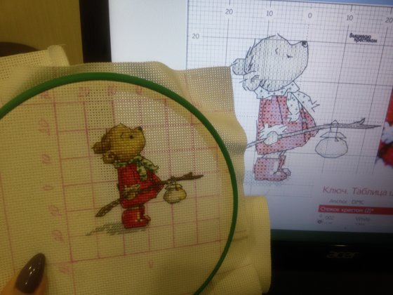 Работа «Милый мишка)»