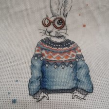 Работа «Заяц-хипстер»