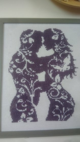 Работа «Влюбленные»