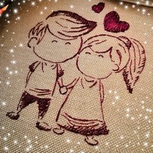 Работа «Он и Она. История одной любви"/дизайн Ирина Загородская»