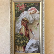 Работа «Девушка с лебедем»