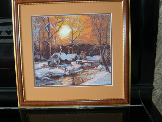 Работа «Зимний вечер»