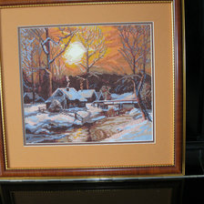 Работа «Зимний вечер»