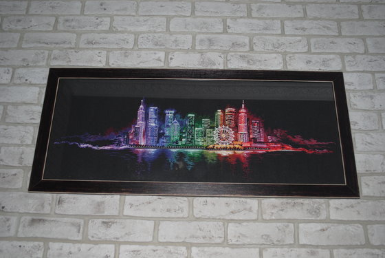 Работа «Ночной город»