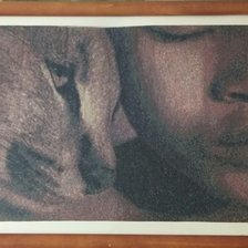 Работа «Девушка и пума»