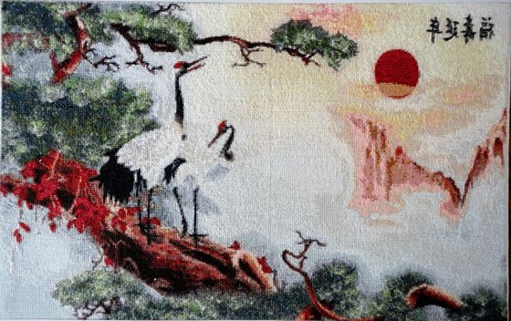 Работа «Журавли»