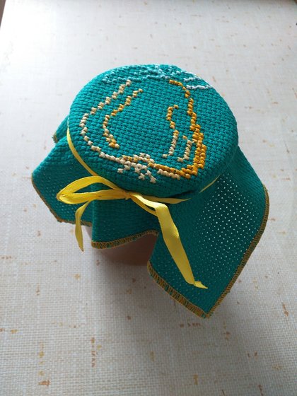 Работа «Декоративная мини-салфетка для украшения варенья.»