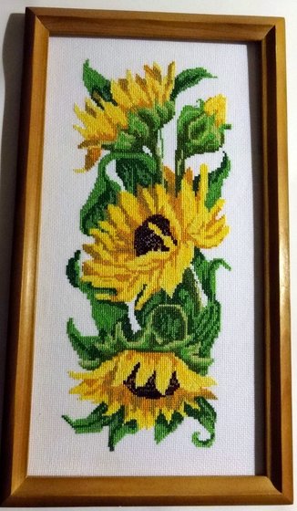 Работа «Подсолнухи»