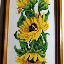 Работа «Подсолнухи»
