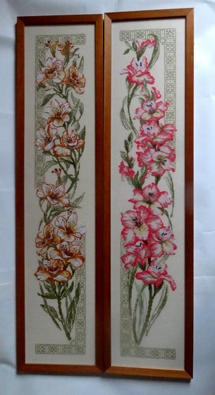 Работа «Альстромерии  и   Гладиолусы»