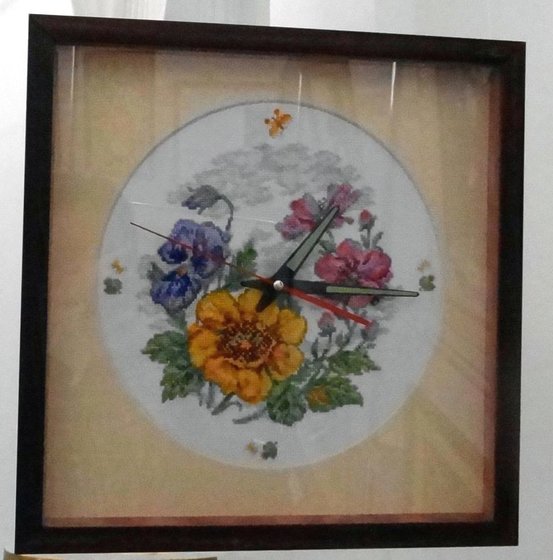 Работа «Цветочные часы»