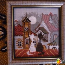 Работа «Коты в городе»