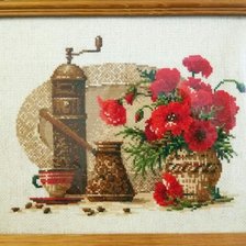 Работа «Кофе и маки»