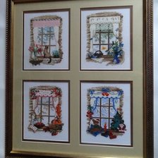 Работа «Времена года. Окна»