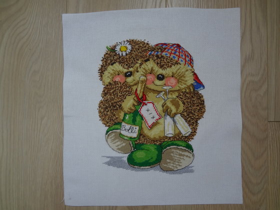 Работа «Ёжики»