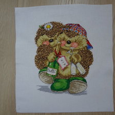 Работа «Ёжики»