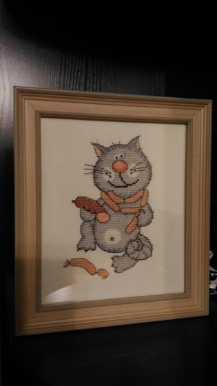 Работа «Забавный кот»