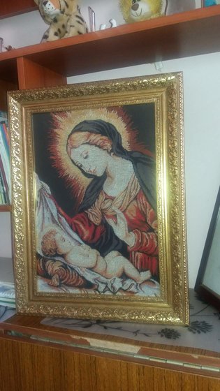 Работа «Fecioara cu pruncul....»