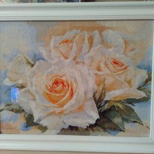 Работа «Белые розы»