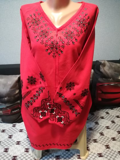 Работа «Платье вышиванка»