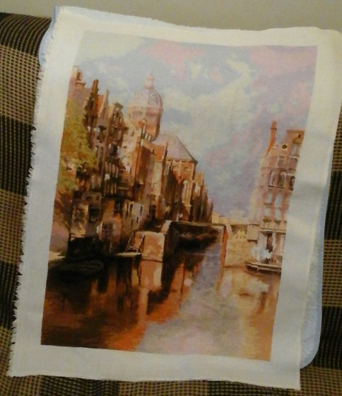 Работа «"Амстердам.Канал Аудезейтс Форбургвал"»