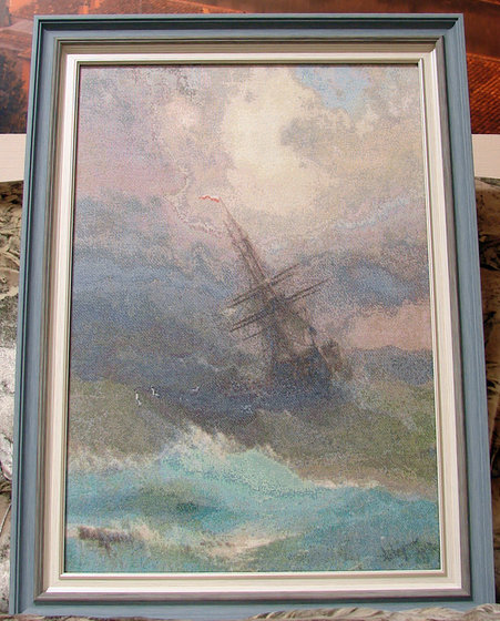 Работа «Айвазовский - Корабль среди бурного моря»