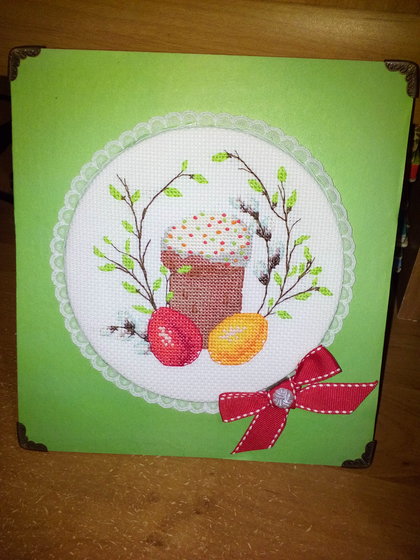 Работа «Пасхальный кулич»