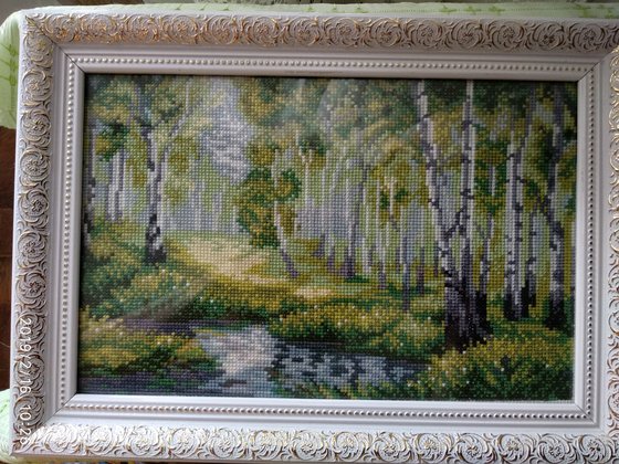 Работа «Березовая роща.»