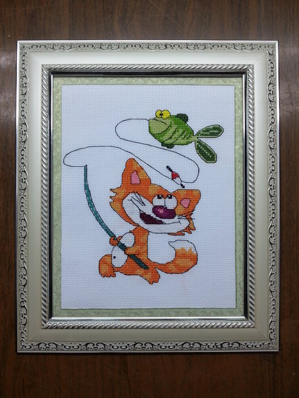 Работа «кот рыболов»