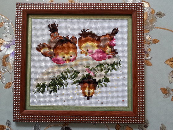 Работа «алмазная мозаика»