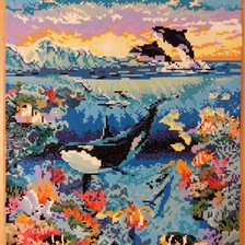 Работа «алмазная мозаика»