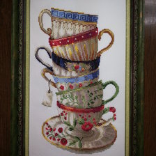 Работа «Чайные чашки»