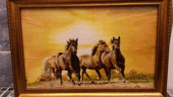 Работа «ЛОШАДИ И ВОСХОД СОЛНЦА»