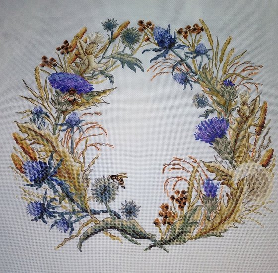 Работа «Осенний венок»