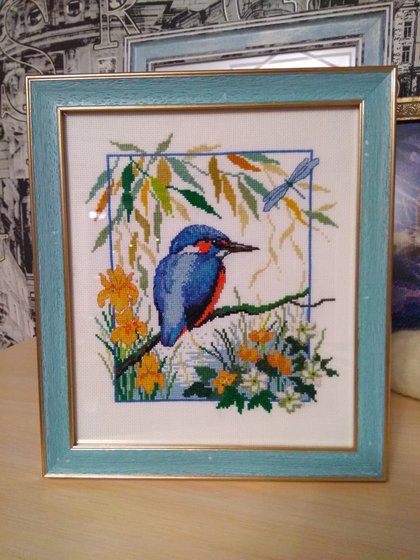 Работа «Зимородок»