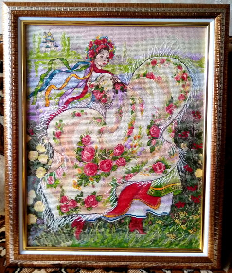 Работа «"Украиночка" по мотивам работ Н. Старовойтовой»