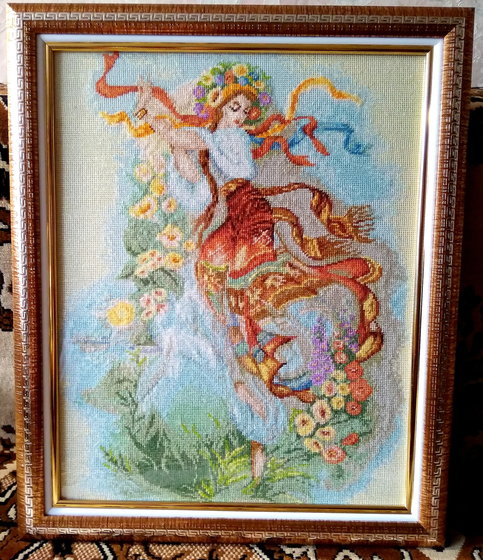 Работа «"Весна красна" по мотивам Н. Старовойтовой»