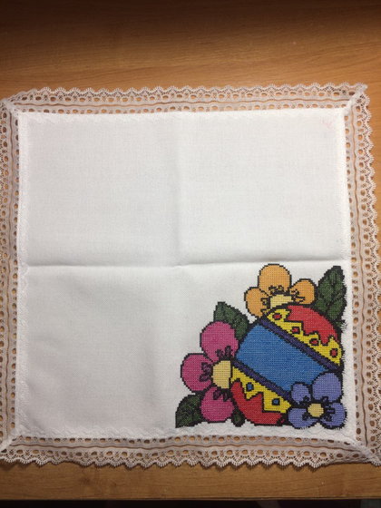 Работа «Пасхальная салфетка»