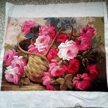 Работа «Корзина с розами»