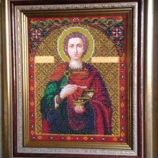 Работа «Св.целитель Пантелеймон (бисер)»