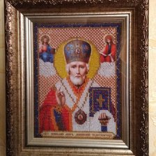 Работа «Св.Николай Чудотворец (бисер)»